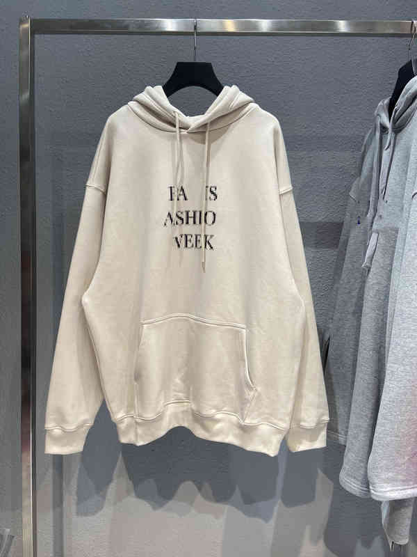 Men's Hoodies & Sweatshirts Correct version of autumn and winter Paris B fashion week mosaic letter men's women's Hoodie 6241, Beige
Men's Hoodies & Sweatshirts Correct version of autumn and winter Paris B fashion week mosaic letter men's women's Hoodie 6241, Beige