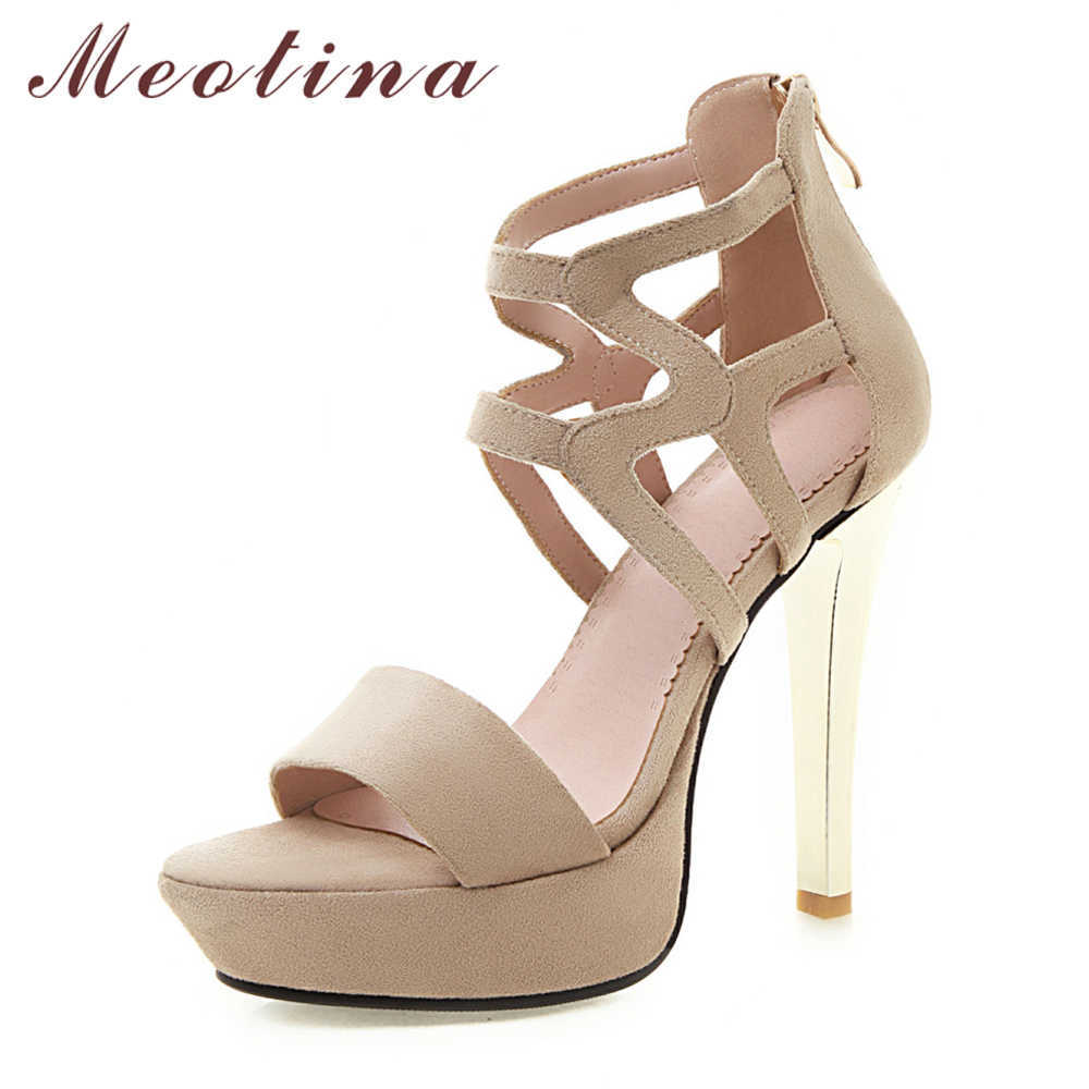 Meotina Summer Sandals Women Shoes Zipper Platform Stiletto Heel Party Shoes Sexy Super High Heel Ladies Sandals Big Size 33-43 210608, Black
Meotina Summer Sandals Women Shoes Zipper Platform Stiletto Heel Party Shoes Sexy Super High Heel Ladies Sandals Big Size 33-43 210608, Black