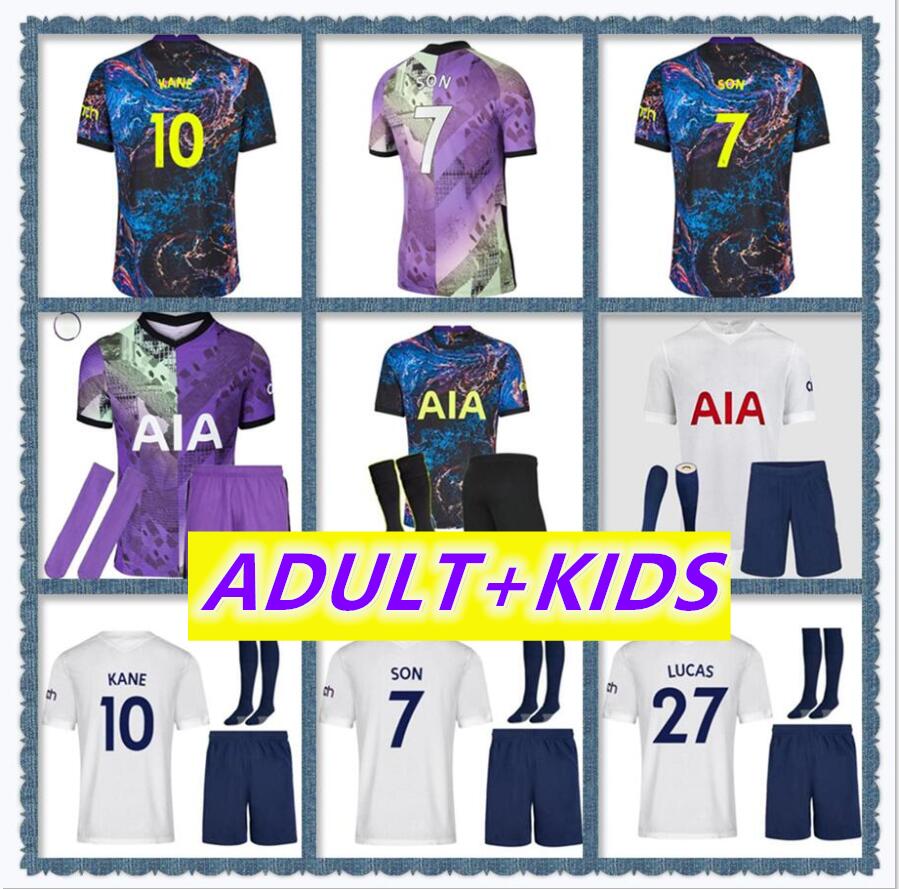 adult kits 21 22 DELE SON TOTTENHAM BALE KANE soccer jersey HOJBJERG BERGWIJN LO CELSO SPURS 2021 2022 LUCAS football shirts uniforms men + kids kit socks, Multi
adult kits 21 22 DELE SON TOTTENHAM BALE KANE soccer jersey HOJBJERG BERGWIJN LO CELSO SPURS 2021 2022 LUCAS football shirts uniforms men + kids kit socks, Multi