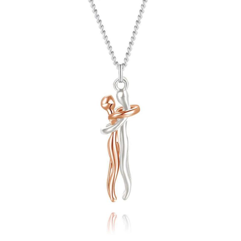 Affectionate Hug Necklace Valentine's Day Couples Gift Personality Lover Design Metal Fashion Pendant Party Favor
Affectionate Hug Necklace Valentine's Day Couples Gift Personality Lover Design Metal Fashion Pendant Party Favor