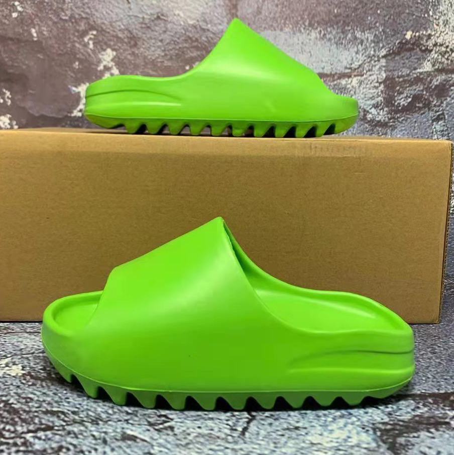 Adidas Yeezy Slippers slide sandals shoes orange pure resin soot bone earth brown triple black Ararat men women sandal