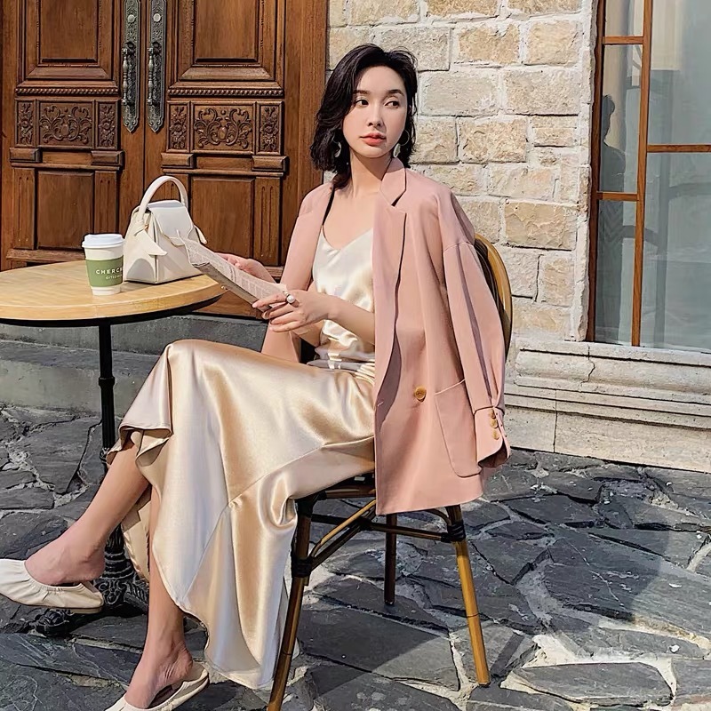 Satin dress summer sexy spaghetti strap runway style party casual sun vestidos de fiesta noche 210421