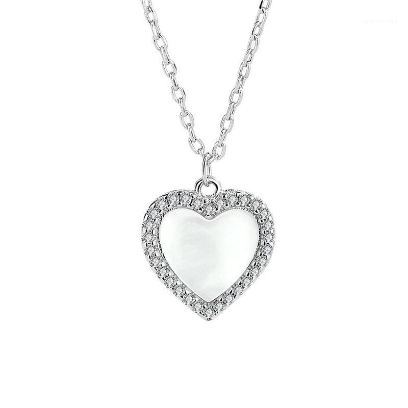 Chains Simple Kpop Accessoreis For Women Heart Shape White Stone Necklaces Ins Style Metal Zircon Kolye Gift Girlfriend
Chains Simple Kpop Accessoreis For Women Heart Shape White Stone Necklaces Ins Style Metal Zircon Kolye Gift Girlfriend