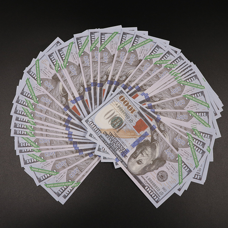 Movie Prop Money Full Print 2 Sided, Play Money One Stack 1000 pcs 100 Dollar Bills for Movies,Kids and Party
Movie Prop Money Full Print 2 Sided, Play Money One Stack 1000 pcs 100 Dollar Bills for Movies,Kids and Party