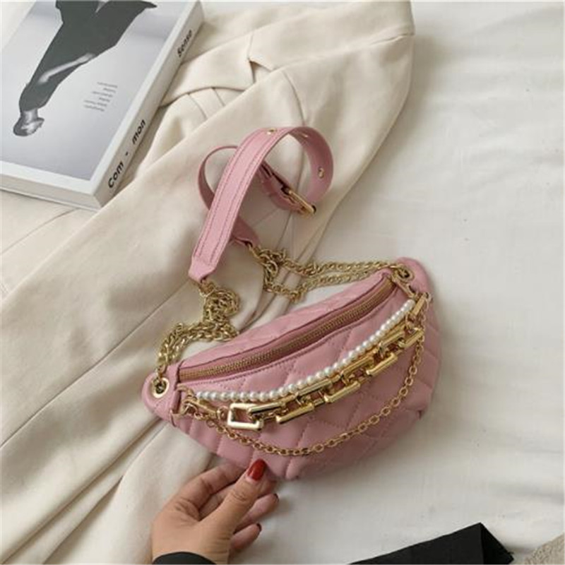 Women 2021 Fashion New Chain Fanny Pack Banana Purple Waist Bag Brand Belt Bag Women Waist Pack PU Leather Chest Bags 
Women 2021 Fashion New Chain Fanny Pack Banana Purple Waist Bag Brand Belt Bag Women Waist Pack PU Leather Chest Bags