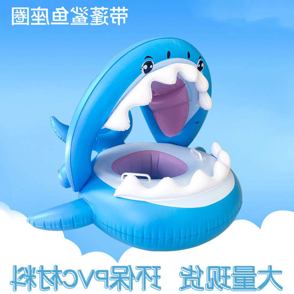 Swimming ring Shark canopy PVC inflatable children's with sunshade seat water baby swimming ring
Swimming ring Shark canopy PVC inflatable children's with sunshade seat water baby swimming ring