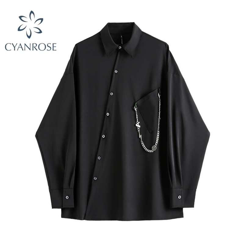 Women Black Gothic Shirt Autumn Long Sleeve Loose Fashion Casual Streetwear Vintage Harajuku Goths Blouse Tops 210719
Women Black Gothic Shirt Autumn Long Sleeve Loose Fashion Casual Streetwear Vintage Harajuku Goths Blouse Tops 210719