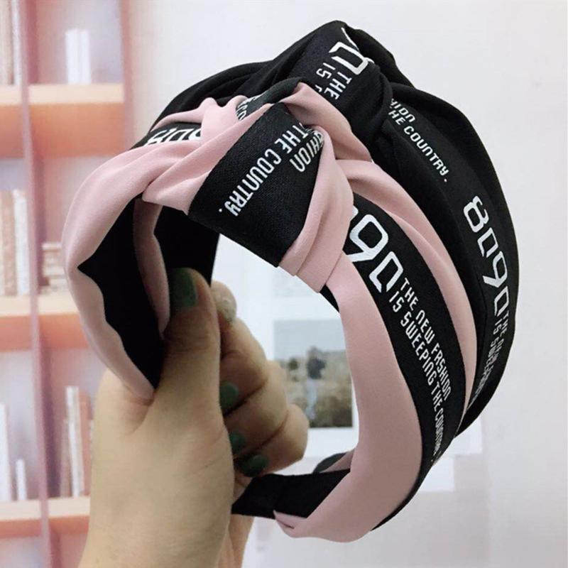Hair Clips & Barrettes Girls Wide-brimmed Fabric Accessories Women's Knotted Headband Retro Letter Stripe Hairpin Fashion, Golden;silver 
Hair Clips & Barrettes Girls Wide-brimmed Fabric Accessories Women's Knotted Headband Retro Letter Stripe Hairpin Fashion, Golden;silver