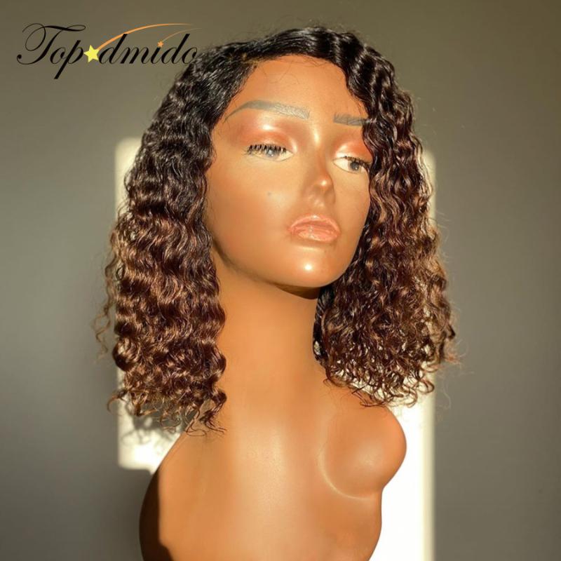 Lace Wigs TOPODMIDO Ombre 1B/99J 13X6 Short Hair Front Wig Red Pre Plucked Brazilian Curly Remy Human Bob Cut 150% Density, Black;brown
Lace Wigs TOPODMIDO Ombre 1B/99J 13X6 Short Hair Front Wig Red Pre Plucked Brazilian Curly Remy Human Bob Cut 150% Density, Black;brown
