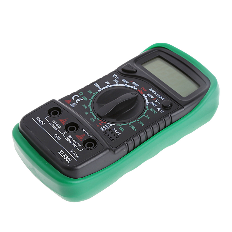 Ootdty High Quality Handheld Telt With Temperature Management Lcd Digital Multimeter Tester XL830L Without Battery