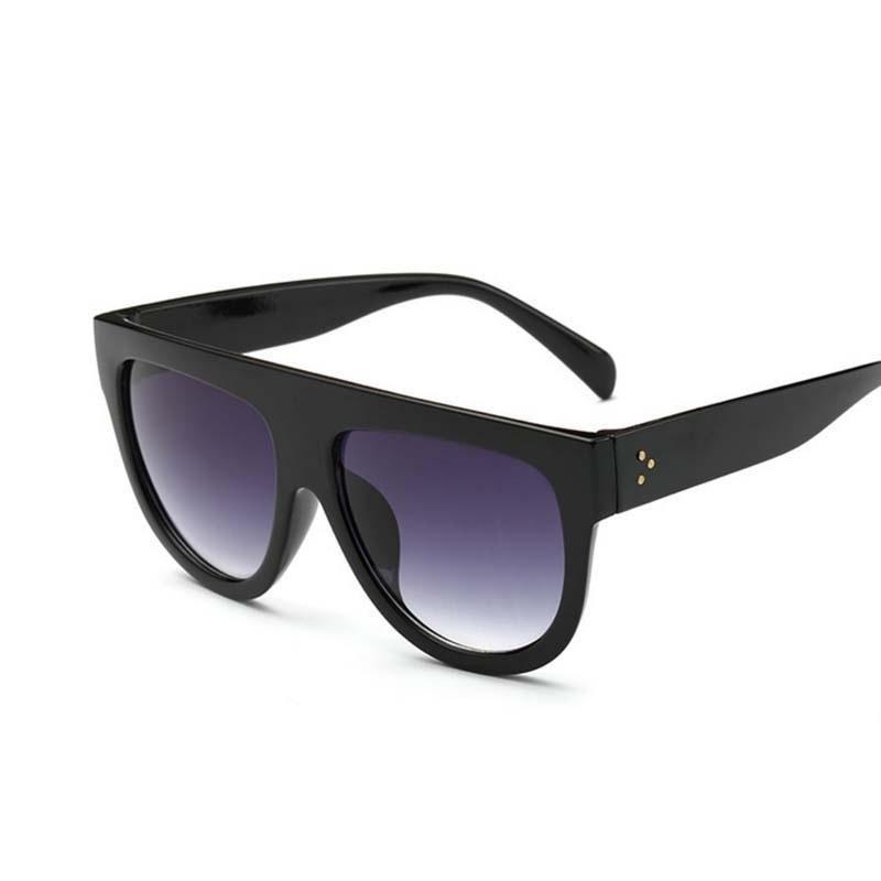 Sunglasses Flat Top Mirror Women Brand Designer Sun Glasses For Rivet Gradient Ladies Female Goggles Oculos 
Sunglasses Flat Top Mirror Women Brand Designer Sun Glasses For Rivet Gradient Ladies Female Goggles Oculos