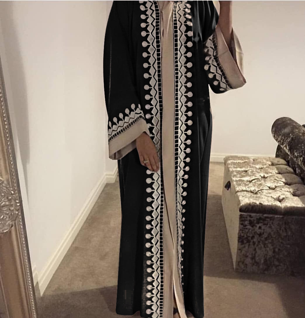 Elegant Lace Appliques Moroccan Kaftan Evening Dress For Special Ocns