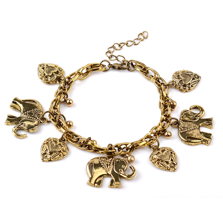 Ancienet silver gold Animal Elephant Heart Charm bracelet chains Bracelets women kids fashion jewelry will and sandy
Ancienet silver gold Animal Elephant Heart Charm bracelet chains Bracelets women kids fashion jewelry will and sandy