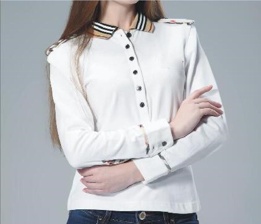 Women' 2021 new women' shirt slim slimming long-sleeved T-shirt top f pure cotton lapel polo shirt Embroidered polo shirt, Black
Women' 2021 new women' shirt slim slimming long-sleeved T-shirt top f pure cotton lapel polo shirt Embroidered polo shirt, Black