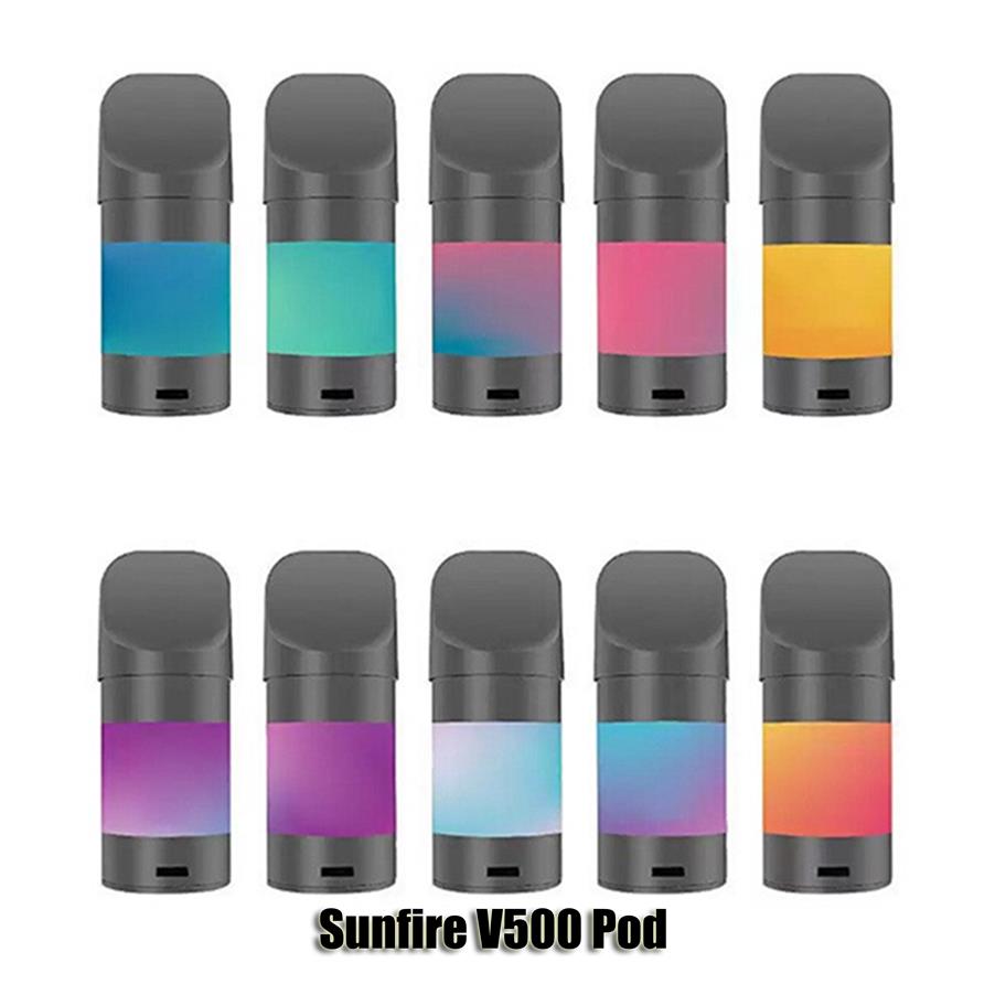 Authentic SUNFIRE V500 Magic Replaceable Pod Atomizer 2ml Prefilled Vape Vertical Coil Cartridge 10 Colors For Disposable Device Kita08
Authentic SUNFIRE V500 Magic Replaceable Pod Atomizer 2ml Prefilled Vape Vertical Coil Cartridge 10 Colors For Disposable Device Kita08