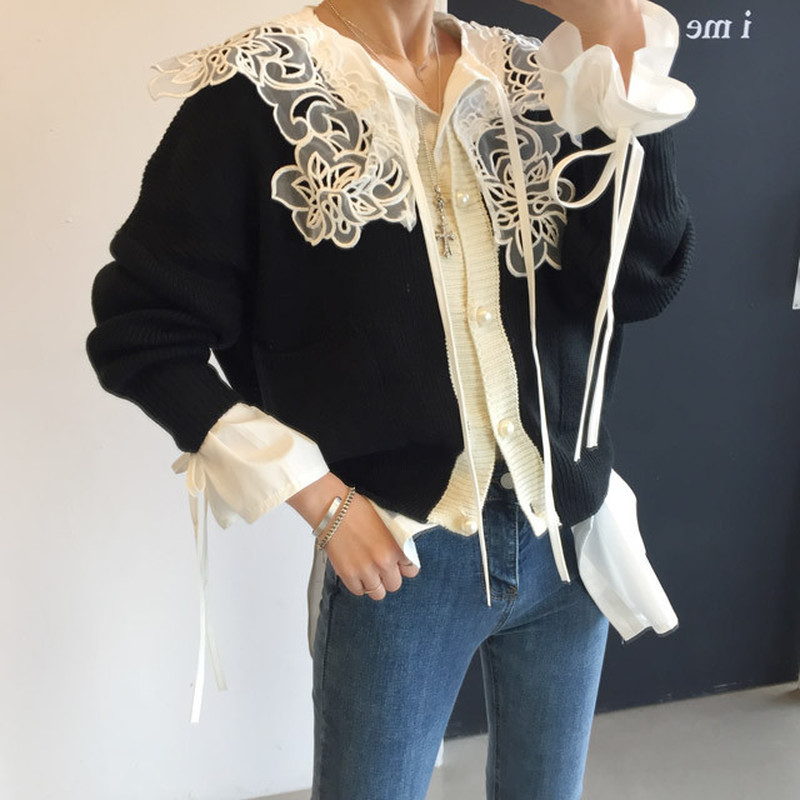 Asymmetrical Hem Shirts Women Appliques White Blouse Casual Loose Tops Lapel Plus Size Fashion Butterfly Sleeve Bow Shirt 13107 210506