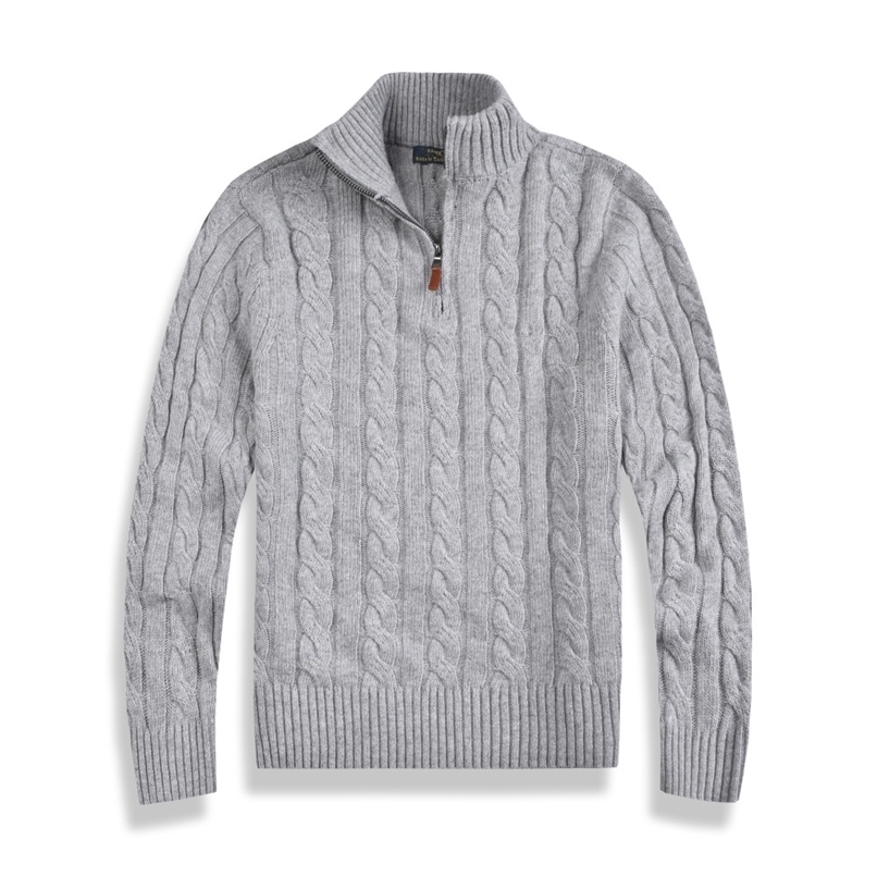 Men Autumn Wool Casual Small Horser Pull Half Zip Ralp Polo Chandail Cardigan Jacket Men Winter Long Sleeve Sweater Pullover Men 211227, Rose red
Men Autumn Wool Casual Small Horser Pull Half Zip Ralp Polo Chandail Cardigan Jacket Men Winter Long Sleeve Sweater Pullover Men 211227, Rose red