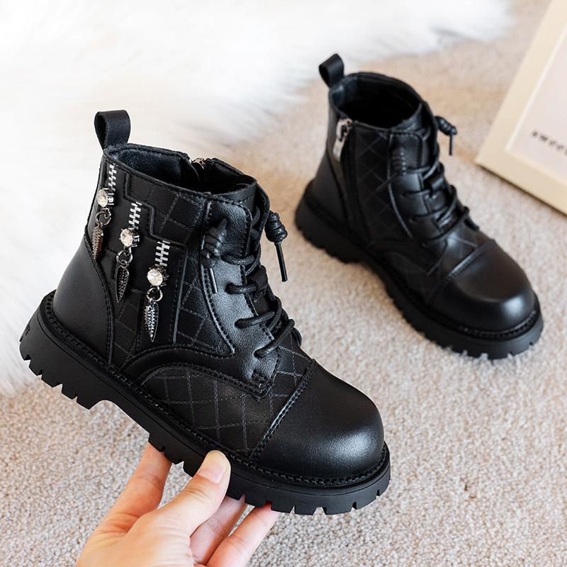 Boots Children' Leather 2021 Winter Plus Cashmere Girls Boys Students Casual Warm, Black;grey
Boots Children' Leather 2021 Winter Plus Cashmere Girls Boys Students Casual Warm, Black;grey