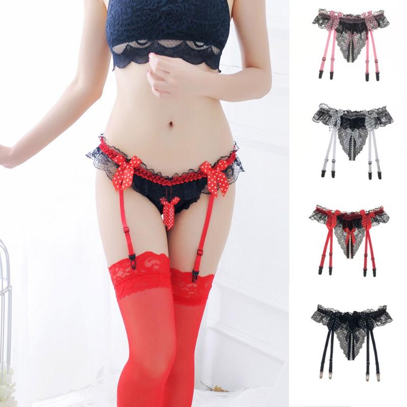 Women's Panties Summer Sexy Lingerie Women Solid Color Wedding Garter Belt Stockings Underwear Transparent Lace Panty Lady Clothes, Black;pink
Women's Panties Summer Sexy Lingerie Women Solid Color Wedding Garter Belt Stockings Underwear Transparent Lace Panty Lady Clothes, Black;pink