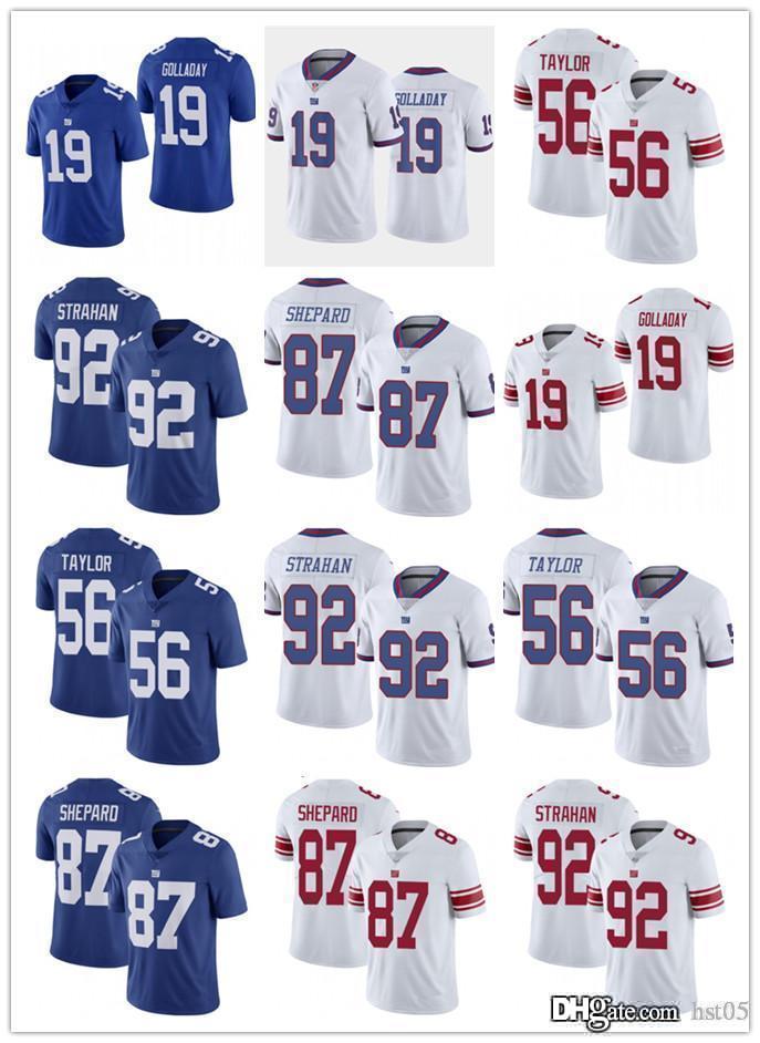 Men Women New YorkGiantsJersey 19 Kenny Golladay 92 Michael Strahan 87 Sterling Shepard 56 Lawrence Taylor Football Jerseys, Color
Men Women New YorkGiantsJersey 19 Kenny Golladay 92 Michael Strahan 87 Sterling Shepard 56 Lawrence Taylor Football Jerseys, Color