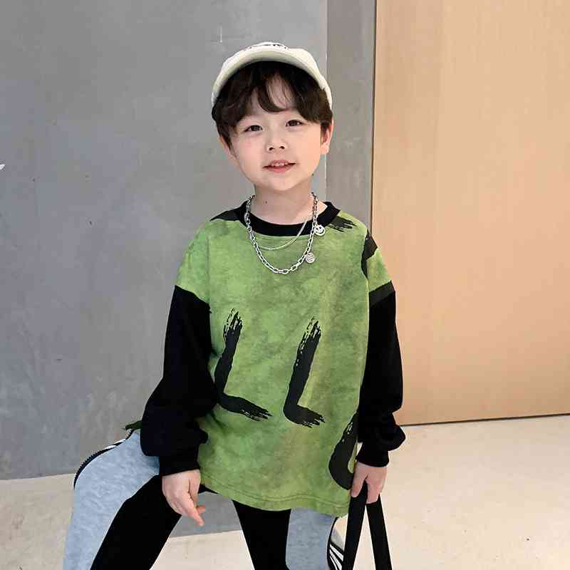 Boys' foreign style long sleeve sweater 2021 autumn children's baby Korean top fashion
Boys' foreign style long sleeve sweater 2021 autumn children's baby Korean top fashion