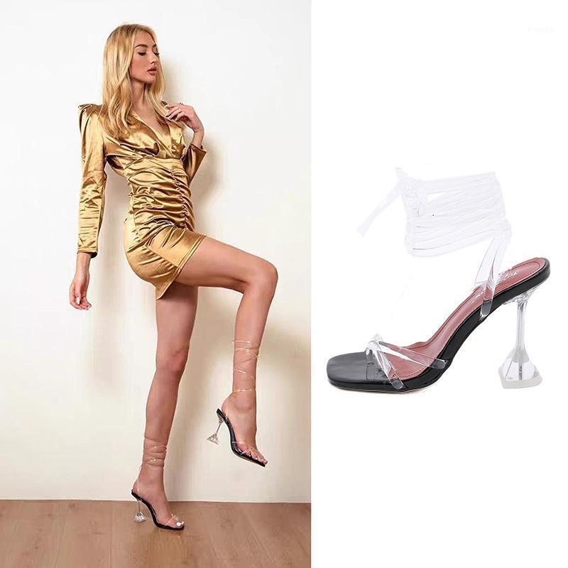 Dress Shoes Women Sexy High Heels Pumps Pvc Sandals 2021 High-Heeled Cross-tied, Black
Dress Shoes Women Sexy High Heels Pumps Pvc Sandals 2021 High-Heeled Cross-tied, Black