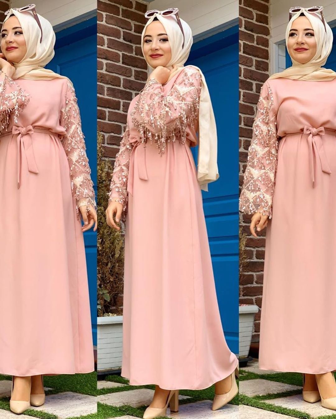 Dubai Arab Muslim Hijab Dress Women Sequin Tassel Lace-up Big Swing Abaya India Moroccan Kaftan Kaftan Robe Islamic Clothing
Dubai Arab Muslim Hijab Dress Women Sequin Tassel Lace-up Big Swing Abaya India Moroccan Kaftan Kaftan Robe Islamic Clothing
