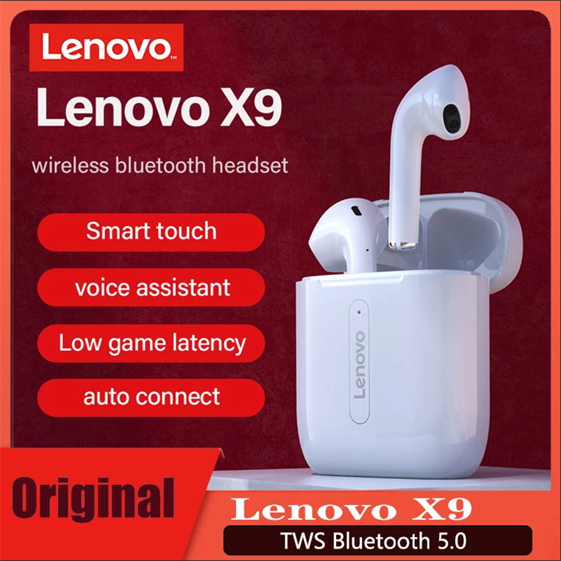 Lenovo X9 Wireless Bluetooth Earphone V5.0 Touch Control Earphones Stereo HD talking with 300mAh battery Mic Headset, Black
Lenovo X9 Wireless Bluetooth Earphone V5.0 Touch Control Earphones Stereo HD talking with 300mAh battery Mic Headset, Black