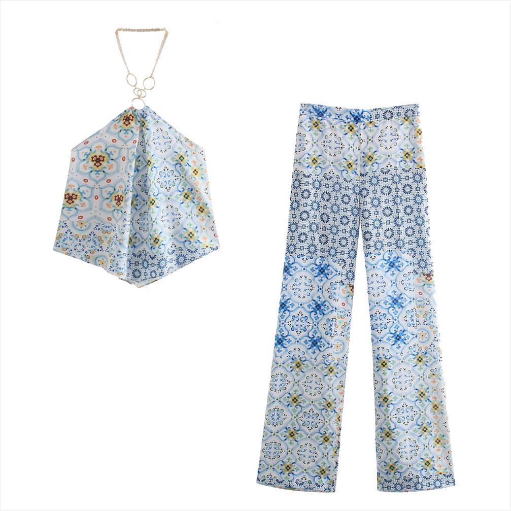 summer two piece set halter womens pants amp elastic waist trousers chic lady fashion casual woman outfits sets, White
summer two piece set halter womens pants amp elastic waist trousers chic lady fashion casual woman outfits sets, White