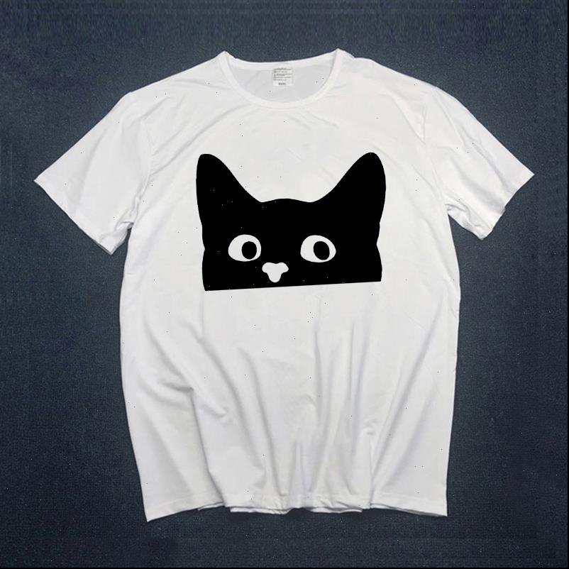 black cat print short sleeve women t shirt summer super soft female tshirts harajuku girls shirts tee, White
black cat print short sleeve women t shirt summer super soft female tshirts harajuku girls shirts tee, White