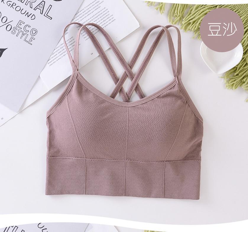 Outfit Breathable Sports Anti-sweat Fitness Seamless Yoga Shockproof Crop Women Push up Sport Bra Gym Workout Top 00002, As
Outfit Breathable Sports Anti-sweat Fitness Seamless Yoga Shockproof Crop Women Push up Sport Bra Gym Workout Top 00002, As