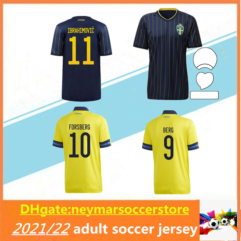 Sweden soccer jerseys National team IBRAHIMOVIC KALLSTROM FORSBERG Adult maillot de football shirt
Sweden soccer jerseys National team IBRAHIMOVIC KALLSTROM FORSBERG Adult maillot de football shirt