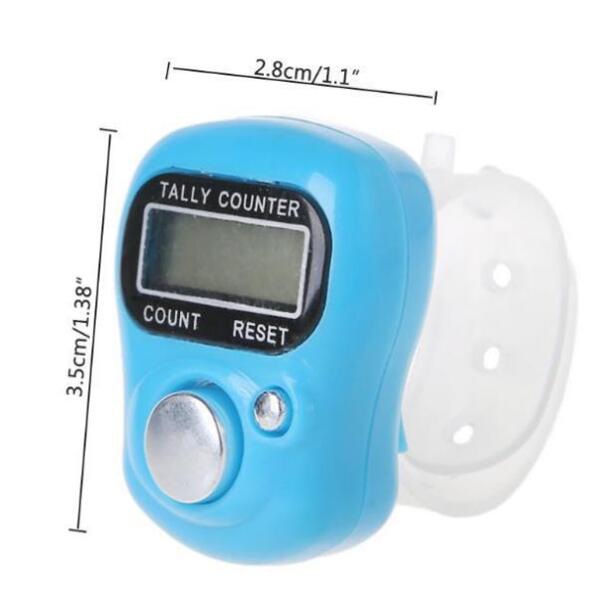 Mini Hand Hold Band Tally Counter LCD Digital Screen Finger Ring Electronic Head Count Tasbeeh Tasbih Boutique 052965896