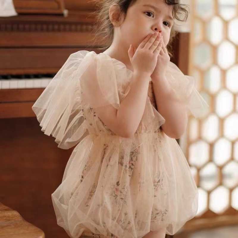summer girl's net jumpsuit baby's birthday romper with straps baby girl clothes baby romper 210701, Beige
summer girl's net jumpsuit baby's birthday romper with straps baby girl clothes baby romper 210701, Beige