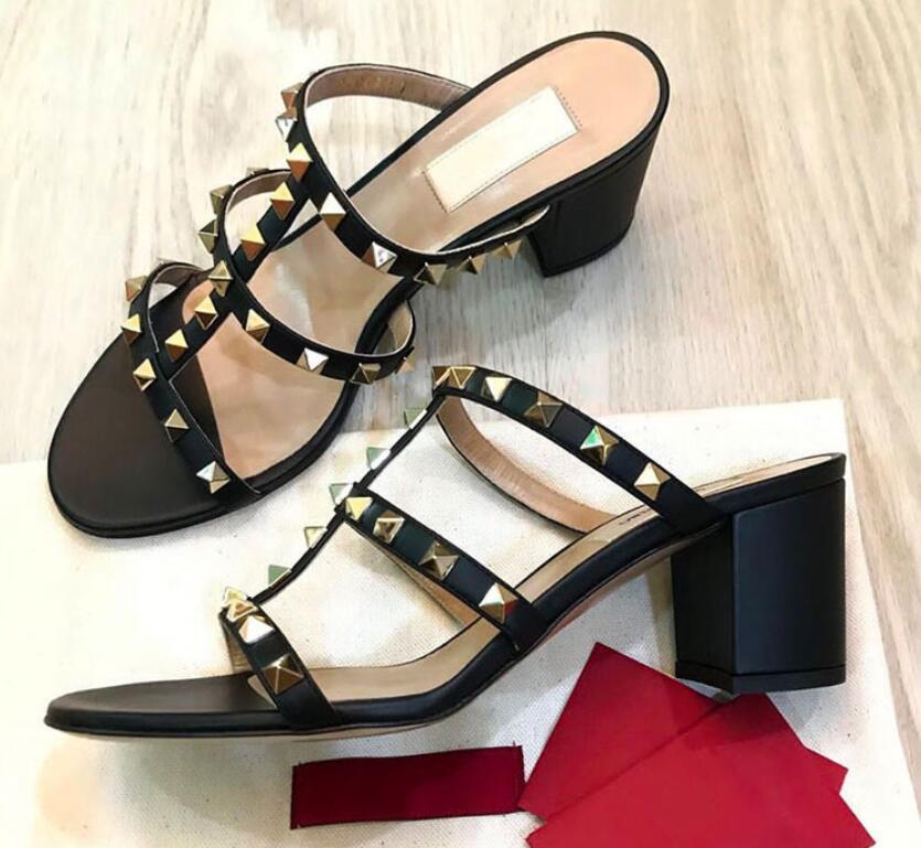 slippers v designer rivets slipper 6cm square heel classics brand summer high sandals peep toe s 34-43 dust bag yxp1, Black
slippers v designer rivets slipper 6cm square heel classics brand summer high sandals peep toe s 34-43 dust bag yxp1, Black