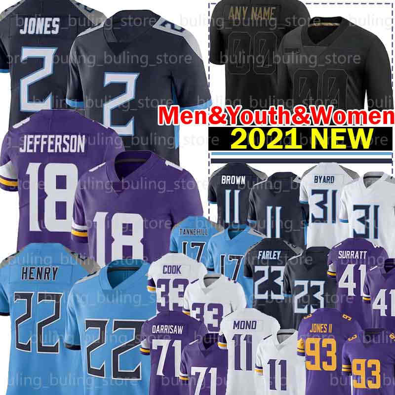 22 Derrick Henry Julio Jones Justin Jefferson Adam Thielen Titans Vikings Football Tannehill Dalvin Cook Caleb Farley Kevin Byard Kellen Mond Minnesota Tennessee, Men jersey(t t)
22 Derrick Henry Julio Jones Justin Jefferson Adam Thielen Titans Vikings Football Tannehill Dalvin Cook Caleb Farley Kevin Byard Kellen Mond Minnesota Tennessee, Men jersey(t t)