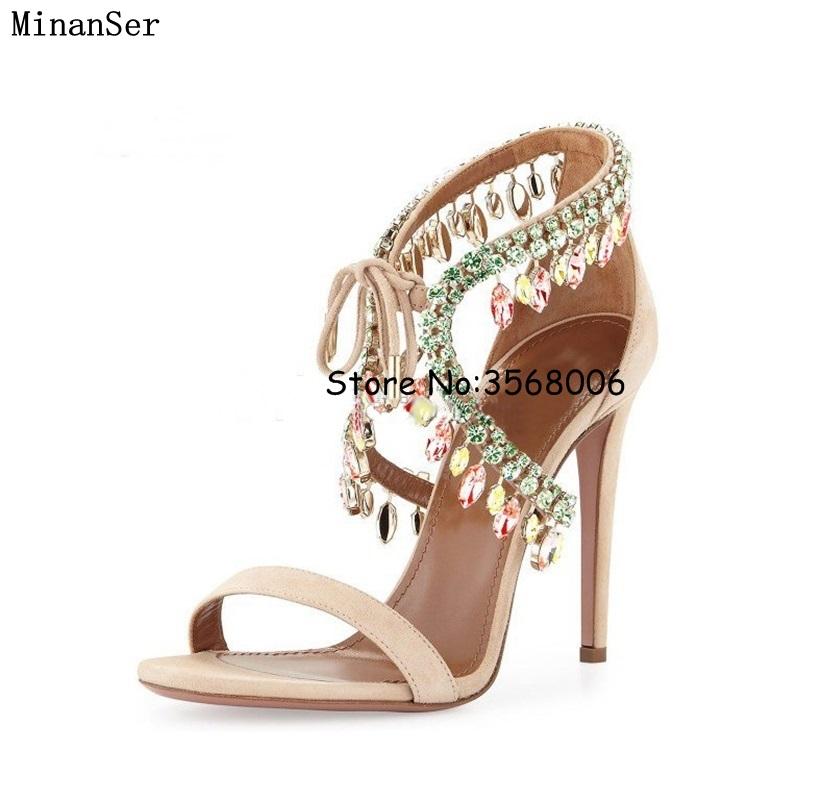 Luxury Style Diamond Cross Strap Ankle Wrap Sandals Crystal Fringed Woman High Heels Shoes Wedding Party Dress Rhinestone, Black
Luxury Style Diamond Cross Strap Ankle Wrap Sandals Crystal Fringed Woman High Heels Shoes Wedding Party Dress Rhinestone, Black