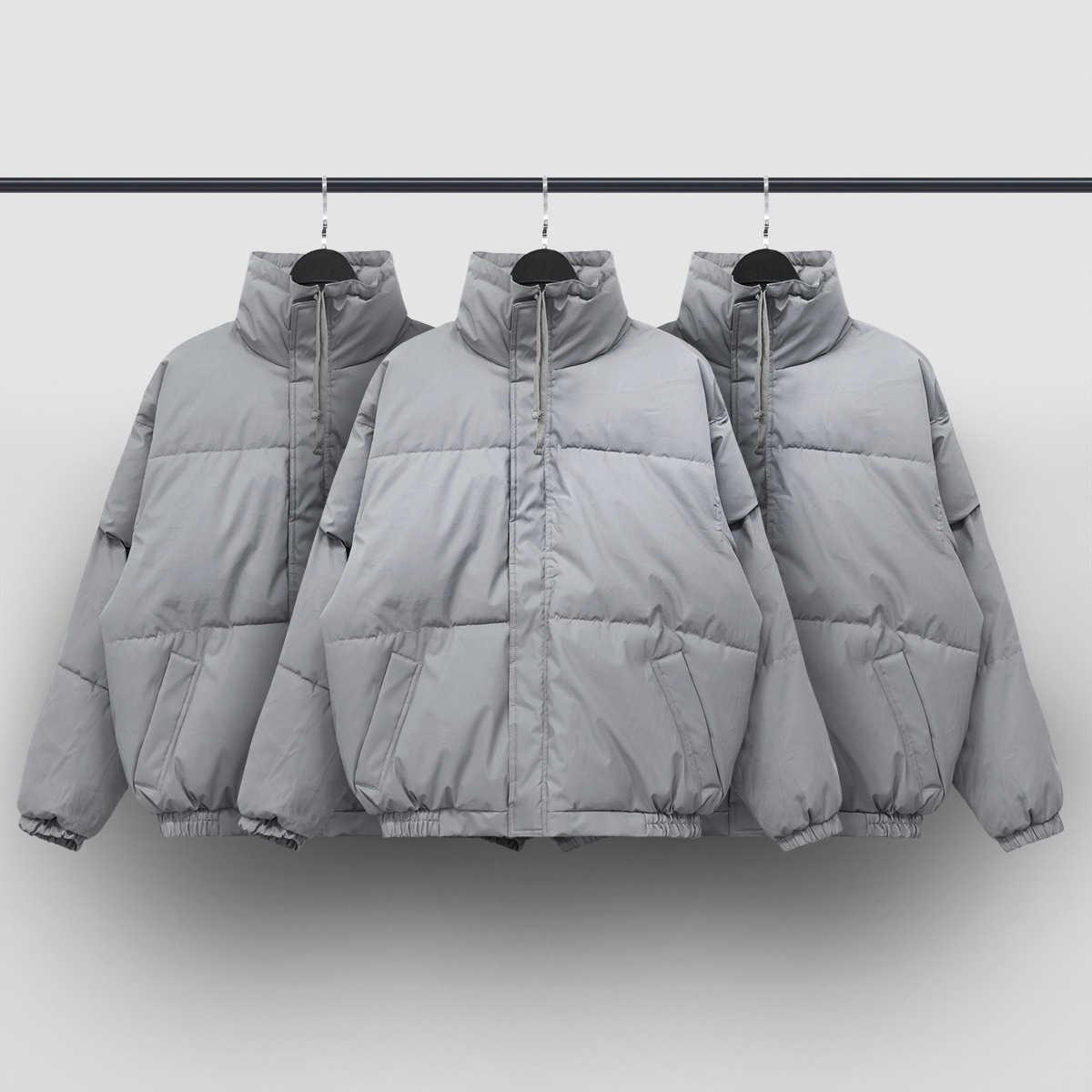 high street double thread down padded ess winter thickening warm bread loose couple padded coat male 3m reflective, Black
high street double thread down padded ess winter thickening warm bread loose couple padded coat male 3m reflective, Black