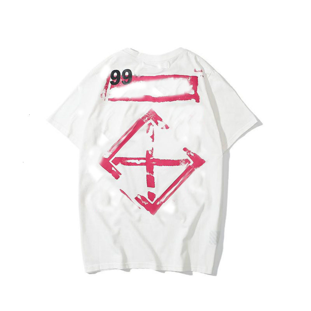 T-shirt Spring summer fashion short sleeve men's women's loose arrow print pure cotton hip hop lovers, White;black
T-shirt Spring summer fashion short sleeve men's women's loose arrow print pure cotton hip hop lovers, White;black