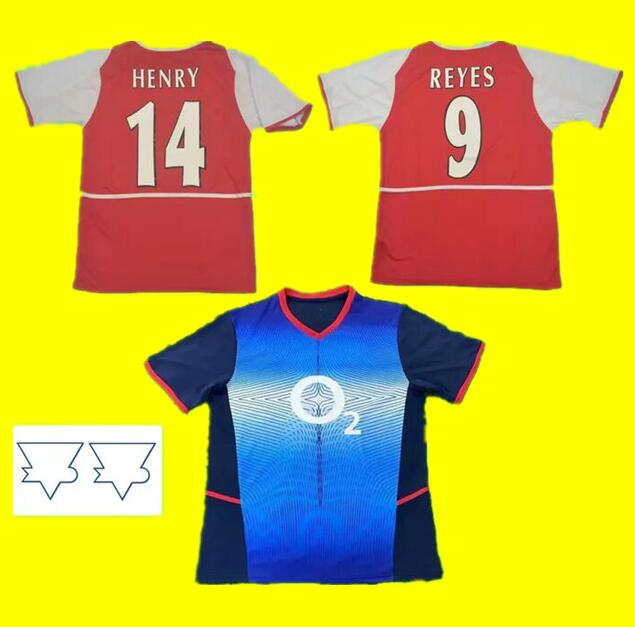 2002 2003 2004 Retro soccer jersey home red away blue classic Vintage football shirt 02 03 04 PIRES BERGKAMP HENRY REYES GILBERTO COLE With, 02/04 no patches
2002 2003 2004 Retro soccer jersey home red away blue classic Vintage football shirt 02 03 04 PIRES BERGKAMP HENRY REYES GILBERTO COLE With, 02/04 no patches