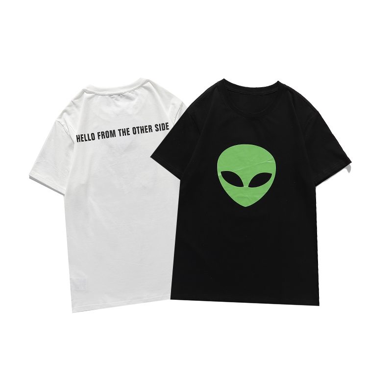 Famous Mens High Quality T shirt Womens Summer Designer Alien Print Short Sleeve Couples Round Neck Tee Polo, White;black
Famous Mens High Quality T shirt Womens Summer Designer Alien Print Short Sleeve Couples Round Neck Tee Polo, White;black