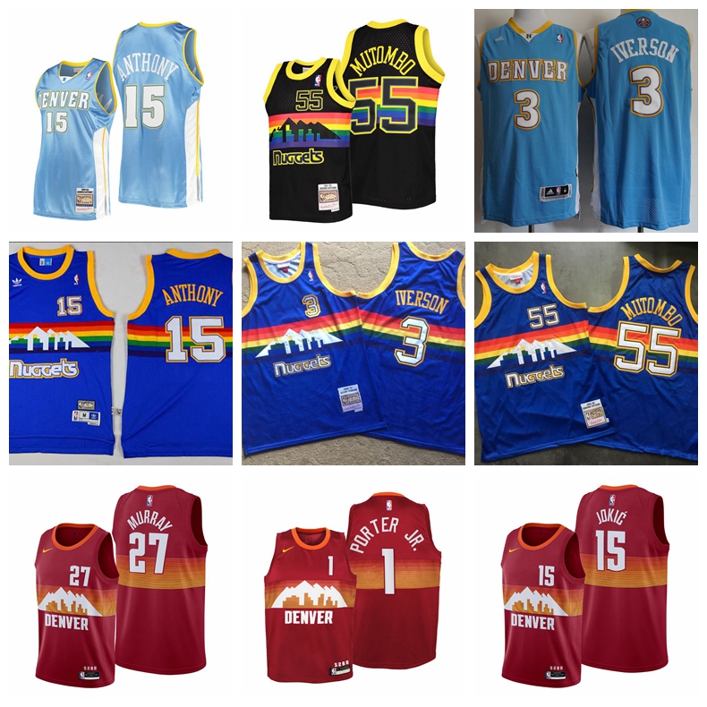 nba Jersey Men Youth Denver Nuggets 7 Campazzo 15 Nikola Jokic 27 Murray 1 Porter Jr. 3 Iverson 15 Anthony mitchell & ness Hardwood Classics Jersey, Black;red
nba Jersey Men Youth Denver Nuggets 7 Campazzo 15 Nikola Jokic 27 Murray 1 Porter Jr. 3 Iverson 15 Anthony mitchell & ness Hardwood Classics Jersey, Black;red