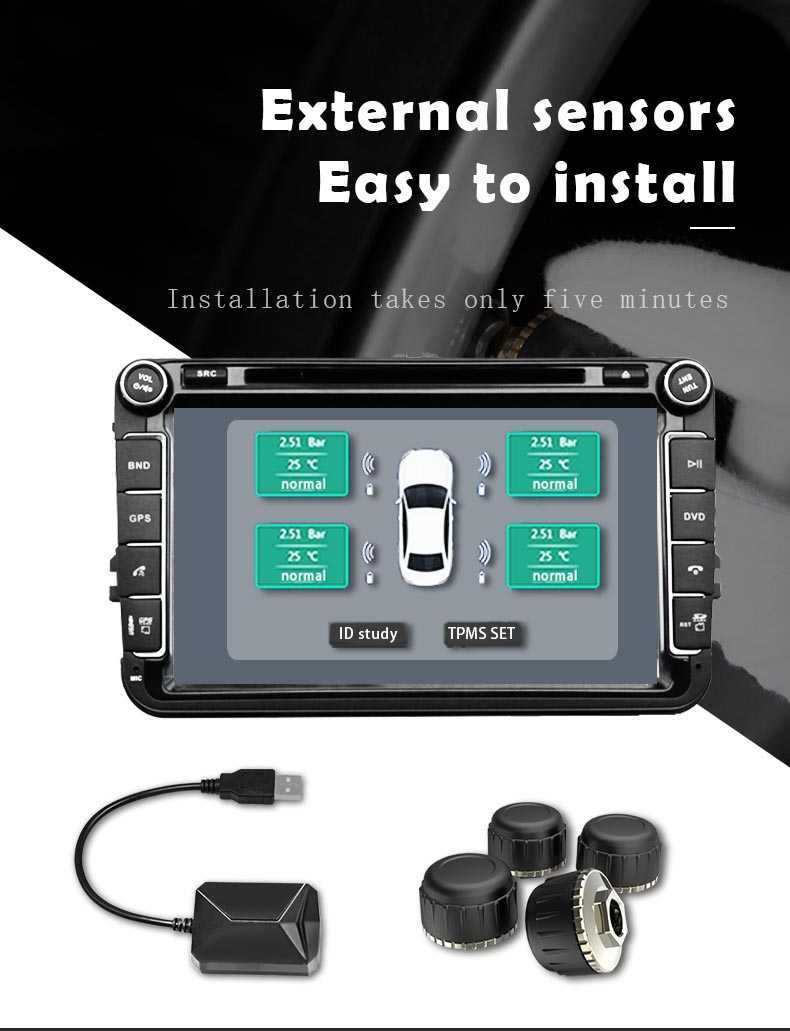 USB Android TPMS tire pressure monitor/Android navigation tire pressure monitoring alarm system/wireless transmission TPMS Car
USB Android TPMS tire pressure monitor/Android navigation tire pressure monitoring alarm system/wireless transmission TPMS Car