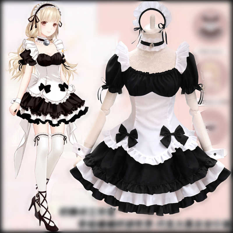 Black White Chocolate Halloween Costumes French Bowknot Maid Skirt Girls Woman Amine Cosplay Costume Waitress Party Costumes G0925
Black White Chocolate Halloween Costumes French Bowknot Maid Skirt Girls Woman Amine Cosplay Costume Waitress Party Costumes G0925