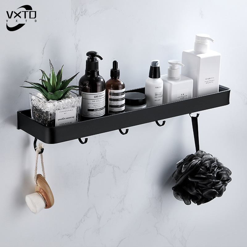 Bathroom Back Shef with Towe Bar Space Auminum Sheves Towe Rack with Hook Shampoo Hoder Kitchen Storage Rack 30-60 cm
Bathroom Back Shef with Towe Bar Space Auminum Sheves Towe Rack with Hook Shampoo Hoder Kitchen Storage Rack 30-60 cm