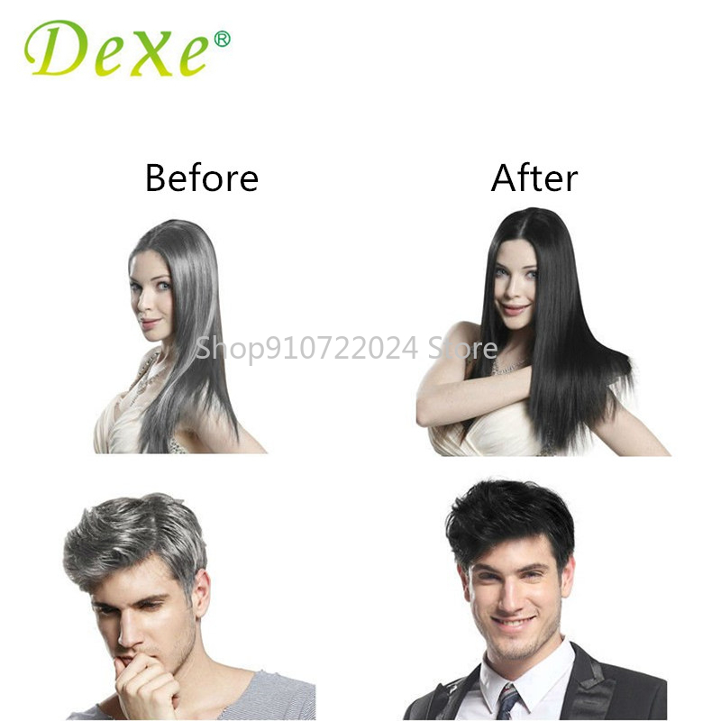 25ml*10 Dexe Black Hair Shampoo 5 Mins Dye Hair Into Black Herb Natural Faster Black Hair Restore Colorant Shampoo and Treatment
25ml*10 Dexe Black Hair Shampoo 5 Mins Dye Hair Into Black Herb Natural Faster Black Hair Restore Colorant Shampoo and Treatment