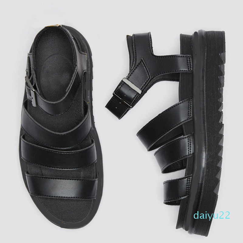 Luxury designer gladiator sandals women black summer causal shoes comfortable genuine leather buckle platform martins sandal size 35-41
Luxury designer gladiator sandals women black summer causal shoes comfortable genuine leather buckle platform martins sandal size 35-41