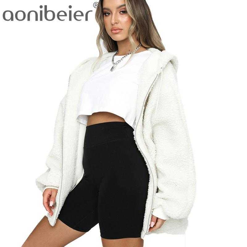 Teddy Coats Autumn Winter Fashion Drop Shoulder Sleeve Warm Women Zipper Faux Fur Hooded Long Jackets 210604, White
Teddy Coats Autumn Winter Fashion Drop Shoulder Sleeve Warm Women Zipper Faux Fur Hooded Long Jackets 210604, White
