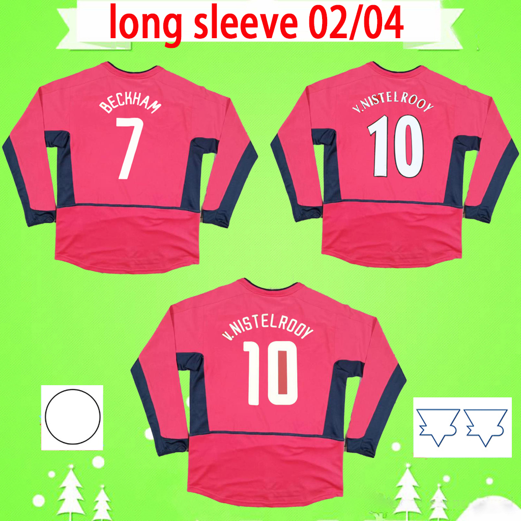 Manchester long sleeve 2002 2003 2004 Man Retro utd Soccer Jerseys 02 03 04 Vintage Classic Football Shirts Beckham Veron Van Nistelrooy, League font 02/04
Manchester long sleeve 2002 2003 2004 Man Retro utd Soccer Jerseys 02 03 04 Vintage Classic Football Shirts Beckham Veron Van Nistelrooy, League font 02/04
