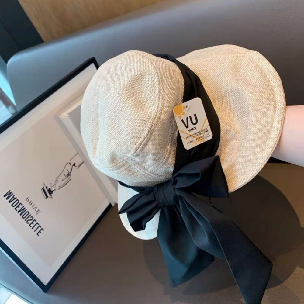Japanese hat female summer sunshade big bow fisherman's ultraviolet foldable sun, Blue;gray
Japanese hat female summer sunshade big bow fisherman's ultraviolet foldable sun, Blue;gray